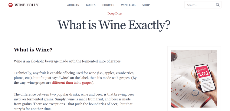 what is wine exactly