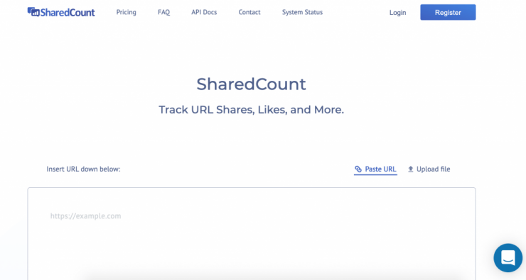 SharedCount Facebook Analytics Tool