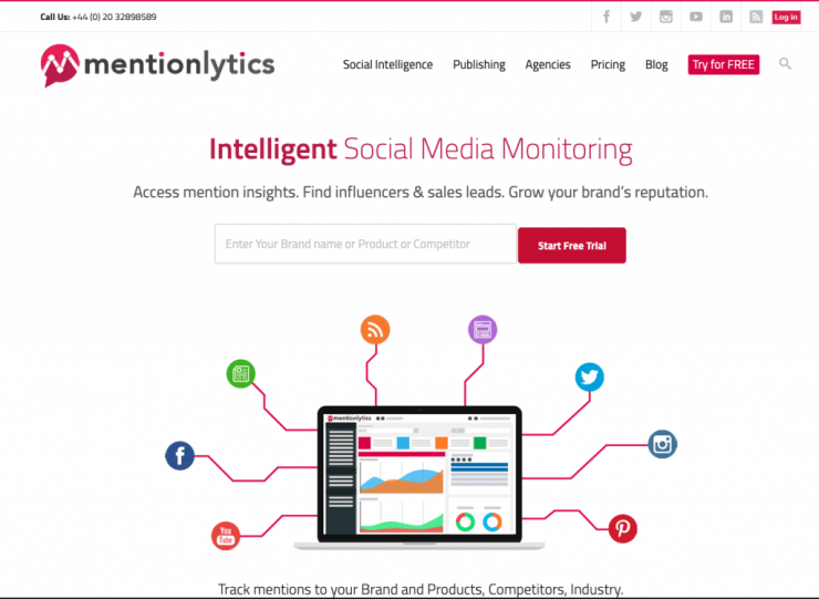 Mentionlytics - Top Social Media Monitoring Tools