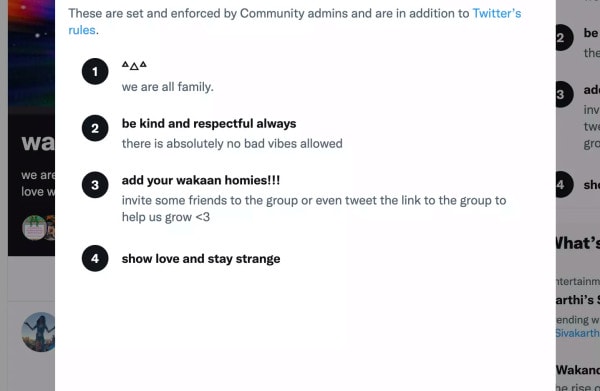 wakaan family rules