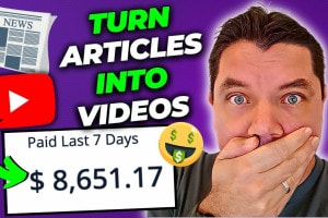 Convert Articles Into Videos In MINUTES & Make $1,175 Daily With Affiliate Marketing